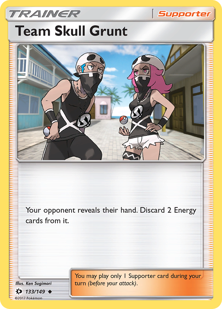 Sun & Moon Team Skull Grunt #133/149